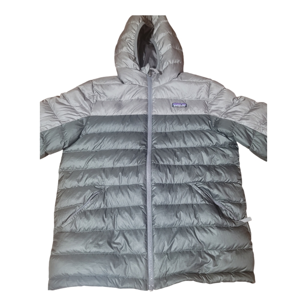 Patagonia Puffer Jacket Gray Womens Size Medium Reversible - Picture 4 of 11